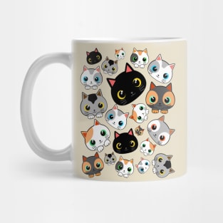 Kitty Cats Kawaii Cute Characters Childhood Pattern Mug